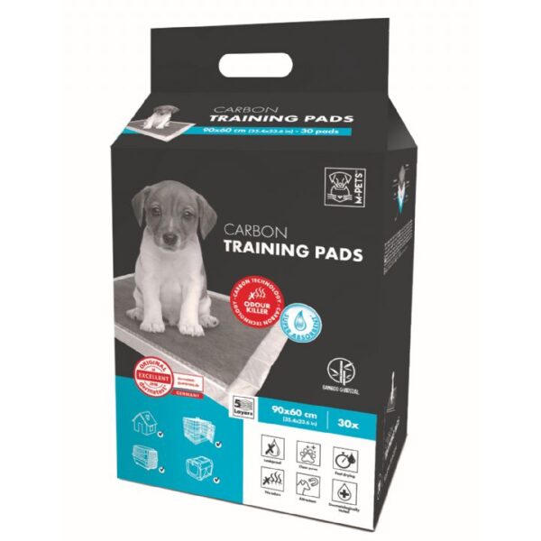 M-PETS CARBONLU KÖPEK ÇİŞ EĞİTİM PEDİ 90X60CM 30LU