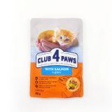 CLUB4PAWS KEDİ POUCH SOMONLU YAVRU 80GR