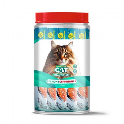 EUROGOLD CAT SIVI KEDİ ÖDÜLÜ SOMON - KIZILCIK 30X15GR