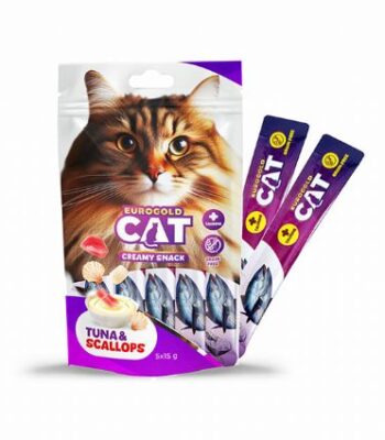 EUROGOLD CAT SIVI KEDİ ÖDÜLÜ TON - DENİZ TARĞI 5X15GR