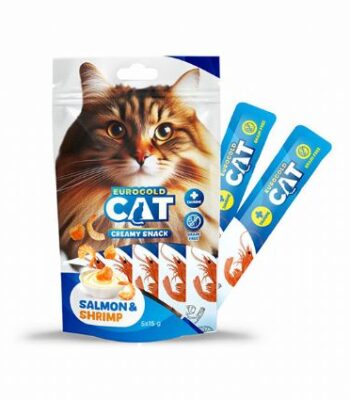 EUROGOLD CAT SIVI KEDİ ÖDÜLÜ SOMON - KARADES 5X15GR