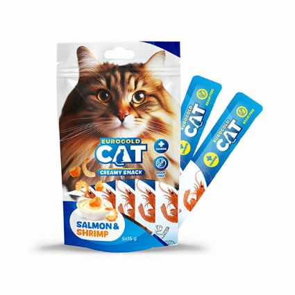 EUROGOLD CAT SIVI KEDİ ÖDÜLÜ SOMON - KARADES 5X15GR