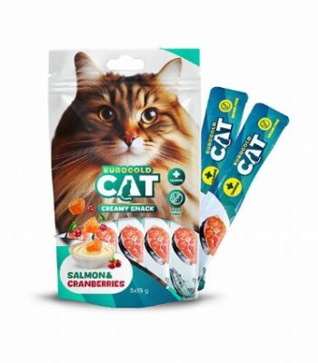 EUROGOLD CAT SIVI KEDİ ÖDÜLÜ SOMON - KIZILCIK 5X15GR