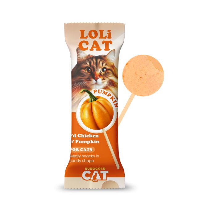 EUROGOLD CAT LOLİCAT FD KEDİ ÖDÜLÜ BALKABAKLI 1,5 GR (15 Lİ)