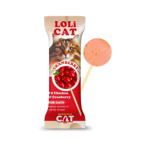 EUROGOLD CAT LOLİCAT FD KEDİ ÖDÜLÜ KIZILCIKLI 1,5 GR (15 Lİ)