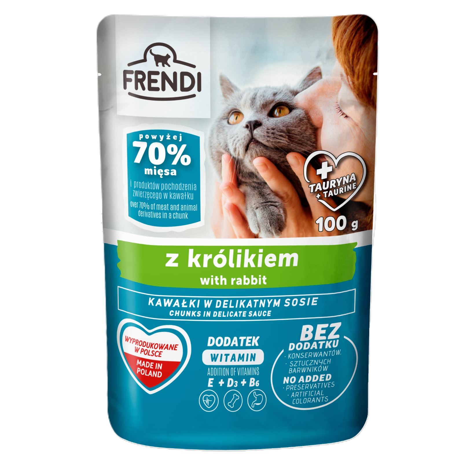 FRENDI KEDİ TAVŞAN SOSLU 100G (3089)