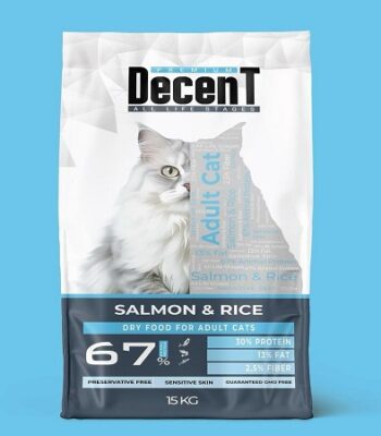DECENT CAT ADULT SALMON 15KG
