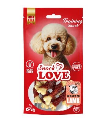 SNACK LOVE BURGULU KALSİYUM KEMİK KUZULU 7 CM 70 GR